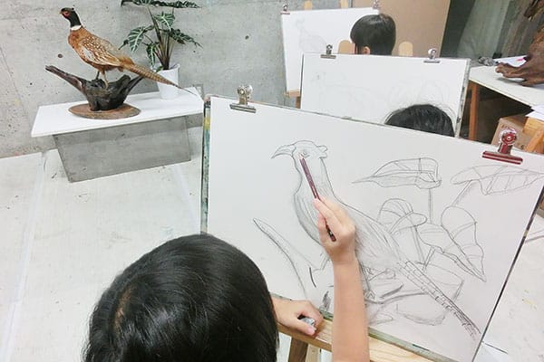 鉛筆デッサン下絵